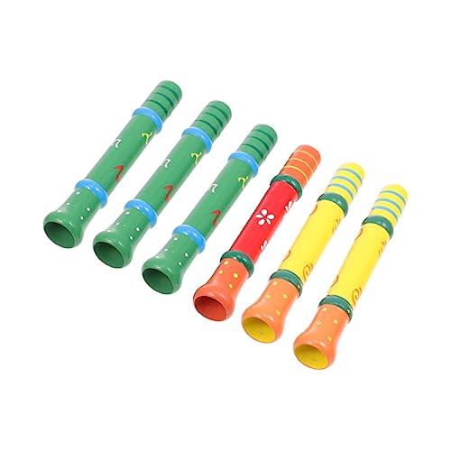 VANZACK 6Stücke Holzpfeifen Musikinstrumente aus Holz für Partys Frühkindliche und Musikspiele Zufällige Farben Sicher und Tragbar VANZACK 6Stücke Holzpfeifen Musikinstrumente aus Holz für Partys Frühkindliche und Musikspiele Zufällige Farben Sicher und Tragbar von VANZACK