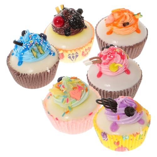 VANZACK 6Stücke Künstliche Cupcake Dekorationen Teiliges Imitation Für Hochzeitsfeiern Bäckereien Und Wohnraumdekoration Sechs VANZACK 6Stücke Künstliche Cupcake Dekorationen Teiliges Imitation Für Hochzeitsfeiern Bäckereien Und Wohnraumdekoration Sechs von VANZACK
