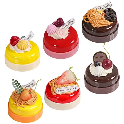 VANZACK 6Stücke Künstliche Kuchenmodelle Realistische Lebensmittelmodelle Für Kuchendekoration Dekorationsobjekte Für Partys Und Fotografie Kirsche VANZACK 6Stücke Künstliche Kuchenmodelle Realistische Lebensmittelmodelle Für Kuchendekoration Dekorationsobjekte Für Partys Und Fotografie Kirsche von VANZACK
