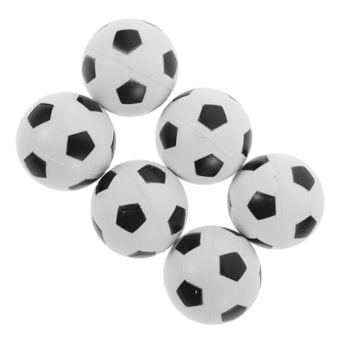VANZACK 6Stücke Mini Fußball Stressbälle Weiche Quetschspielzeuge aus PU für Entspannendes zur Stressbewältigung für Partys Kleine Schaumstoffbälle für Unterwegs VANZACK 6Stücke Mini Fußball Stressbälle Weiche Quetschspielzeuge aus PU für Entspannendes zur Stressbewältigung für Partys Kleine Schaumstoffbälle für Unterwegs von VANZACK