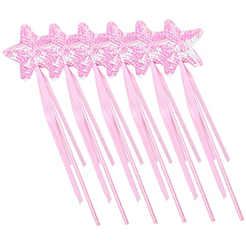 VANZACK 6Stücke Pailletten Feenstab Glitzernde Sternen Zauberstäbe für Partys Cosplay und Bühnenaufführungen Requisiten VANZACK 6Stücke Pailletten Feenstab Glitzernde Sternen Zauberstäbe für Partys Cosplay und Bühnenaufführungen Requisiten von VANZACK