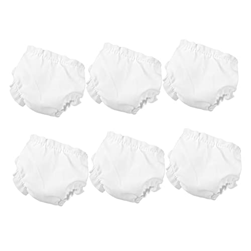 VANZACK 6Stücke Puppenunterwäsche Verstellbare Puppenunterhosen Für Babypuppen Wiederverwendbare Puppenwindeln Puppenzubehör Für Kreatives Und Rollenspiele VANZACK 6Stücke Puppenunterwäsche Verstellbare Puppenunterhosen Für Babypuppen Wiederverwendbare Puppenwindeln Puppenzubehör Für Kreatives Und Rollenspiele von VANZACK