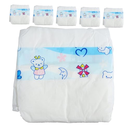 VANZACK 6Stücke Puppenwindeln Für Babypuppen Spielzeugwindeln Zubehör Dekorative Für Rollenspiele Ersatz Für Babypuppenwindeln Puppenwindeln von VANZACK
