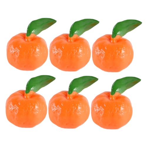 VANZACK 6Stücke Realistische Künstliche Orangen Dekoratives Obstmodell Fruchtornament Täuschend Echte Deko Für Raumgestaltung Für Kreative Dekorationen VANZACK 6Stücke Realistische Künstliche Orangen Dekoratives Obstmodell Fruchtornament Täuschend Echte Deko Für Raumgestaltung Für Kreative Dekorationen von VANZACK