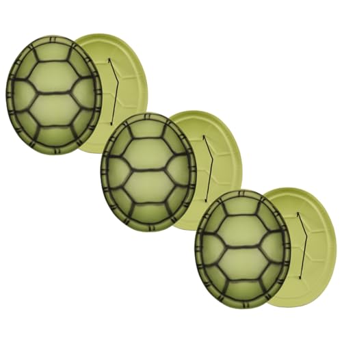 VANZACK 6Stücke Schildkröten Shell Kostüm Requisiten Für Halloween Rollenspiel Und Partys Perfektes Zubehör Für Schildkröten Themenkostüm Für Erwachsene von VANZACK