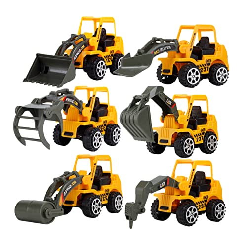 VANZACK 6Stücke Teiliges Bagger Für Trägheitsbetriebene Baustellenfahrzeuge Modellautos Für Jungen Für Jahre Alte Fahrzeugspielzeug VANZACK 6Stücke Teiliges Bagger Für Trägheitsbetriebene Baustellenfahrzeuge Modellautos Für Jungen Für Jahre Alte Fahrzeugspielzeug von VANZACK