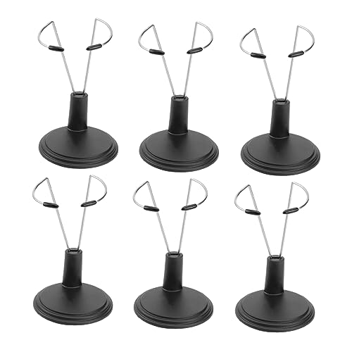 VANZACK 6Stücke Teiliges Puppenständer Für Große Puppen Schwarzes Puppenlagerregal Professionelle Spielzeugmodellhalterung Für Heim Und Spielzeuggeschäft VANZACK 6Stücke Teiliges Puppenständer Für Große Puppen Schwarzes Puppenlagerregal Professionelle Spielzeugmodellhalterung Für Heim Und Spielzeuggeschäft von VANZACK