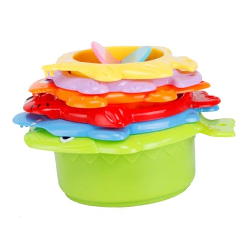 VANZACK 6Stücke Teiliges Stapelbecher für Junge Mädchen und Kleinkinder Badespielzeug Bunten Farben Kreativität Geduld und Hand Auge Koordination für Monaten VANZACK 6Stücke Teiliges Stapelbecher für Junge Mädchen und Kleinkinder Badespielzeug Bunten Farben Kreativität Geduld und Hand Auge Koordination für Monaten von VANZACK