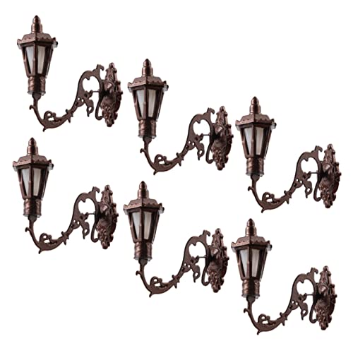 VANZACK 6Stücke Wandlampen Modell Für Puppenhäuser Vintage Wandleuchten Antikbronze Für Puppenhaus Dekoration Warmes Licht Für Sandtisch Modelle Und DIY Projekte VANZACK 6Stücke Wandlampen Modell Für Puppenhäuser Vintage Wandleuchten Antikbronze Für Puppenhaus Dekoration Warmes Licht Für Sandtisch Modelle Und DIY Projekte von VANZACK