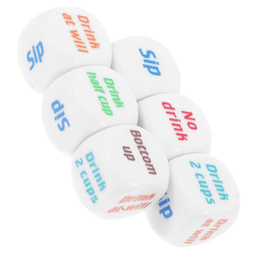 VANZACK 6pcs Trinken Für Partys Einzigartige Acrylspiel - Für Bar Und Ktv Verbessern Die Partyatmosphäre Leicht Zu Lernen, Lustige Freunde Spiel Zu Lernen VANZACK 6pcs Trinken Für Partys Einzigartige Acrylspiel - Für Bar Und Ktv Verbessern Die Partyatmosphäre Leicht Zu Lernen, Lustige Freunde Spiel Zu Lernen von VANZACK