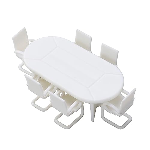 VANZACK 7 Stück Teiliges Set Miniatur Tisch Stuhl für DIY Modellbau und Innendekoration Nicht Giftige Kreative Spielzeuge für Miniatur Landschaften VANZACK 7 Stück Teiliges Set Miniatur Tisch Stuhl für DIY Modellbau und Innendekoration Nicht Giftige Kreative Spielzeuge für Miniatur Landschaften von VANZACK