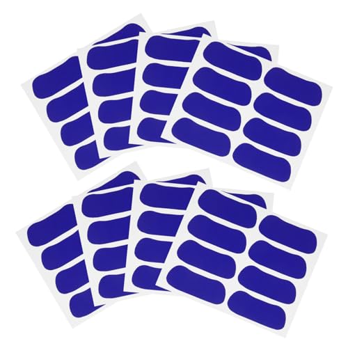 VANZACK 8 Blatt Party -Sport -augenaufkleber Augenaufkleber Basteln Augenaufkleber Für Fan-Augen-Aufkleber Unter Augen Aufkleber Fußballaugenaufkleber Wasserfestes Papier Blau von VANZACK