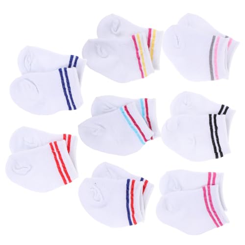 VANZACK 8 Paare Puppensocken für Mädchenpuppe Bunte Hochwertige Puppenmode Zubehör Stilvolle und Einzigartige Strümpfe für DIY Puppenkleidung VANZACK 8 Paare Puppensocken für Mädchenpuppe Bunte Hochwertige Puppenmode Zubehör Stilvolle und Einzigartige Strümpfe für DIY Puppenkleidung von VANZACK