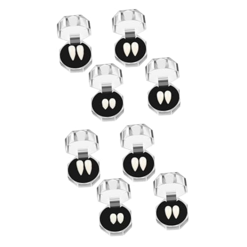 VANZACK 8 Stck. Teiliges Halloween Vampirzähne aus Medizinischem Harz Sicherer Geschmacksneutraler Zahnersatz Verschiedene Lustiges Cosplay Accessoire für Party und Kostüm VANZACK 8 Stck. Teiliges Halloween Vampirzähne aus Medizinischem Harz Sicherer Geschmacksneutraler Zahnersatz Verschiedene Lustiges Cosplay Accessoire für Party und Kostüm von VANZACK