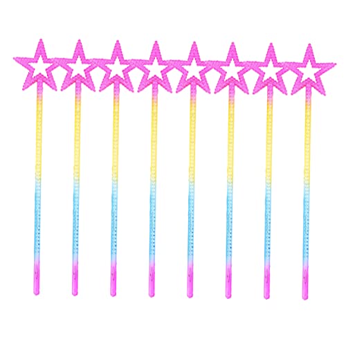 VANZACK 8 Stück Teiliges Bunte Zauberstäbe aus Kunststoff Handliche Stern Sticks für Bühnenauftritte Party Requisiten und Fantasievolles Spiel für Mädchen VANZACK 8 Stück Teiliges Bunte Zauberstäbe aus Kunststoff Handliche Stern Sticks für Bühnenauftritte Party Requisiten und Fantasievolles Spiel für Mädchen von VANZACK