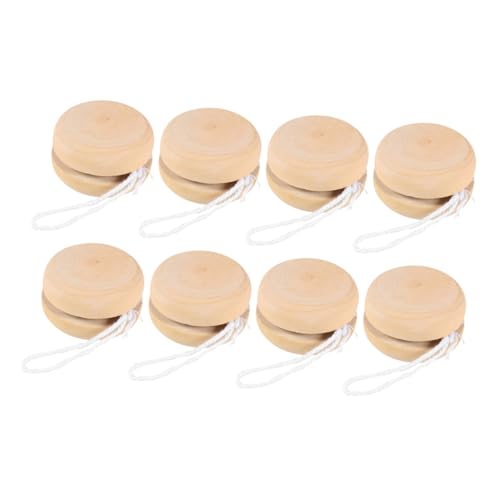 VANZACK 8 Stück Teiliges DIY Holz Yo yo Ball Unbemalt Kindgerechtes Graffiti Tragbar Umweltfreundlich Kreatives Malspielzeug für Partydekoration VANZACK 8 Stück Teiliges DIY Holz Yo yo Ball Unbemalt Kindgerechtes Graffiti Tragbar Umweltfreundlich Kreatives Malspielzeug für Partydekoration von VANZACK