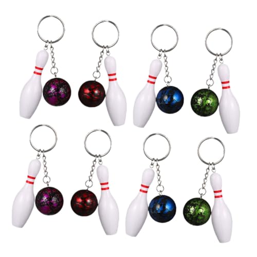 VANZACK 8 Stück Teiliges Mini Bowling Schlüsselanhänger Farbige Kleine Bowling Ball Charms Sportliche Anhänger für Rucksack Handtasche Party Mitgebsel Dekorativ und Kreativ VANZACK 8 Stück Teiliges Mini Bowling Schlüsselanhänger Farbige Kleine Bowling Ball Charms Sportliche Anhänger für Rucksack Handtasche Party Mitgebsel Dekorativ und Kreativ von VANZACK