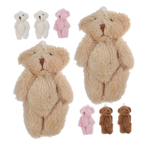 VANZACK 8 Stück Teiliges Mini Plüschbären Weiche Kuscheltiere Schlüsselanhänger DIY Mitgebsel für Shower Partydekoration VANZACK 8 Stück Teiliges Mini Plüschbären Weiche Kuscheltiere Schlüsselanhänger DIY Mitgebsel für Shower Partydekoration von VANZACK