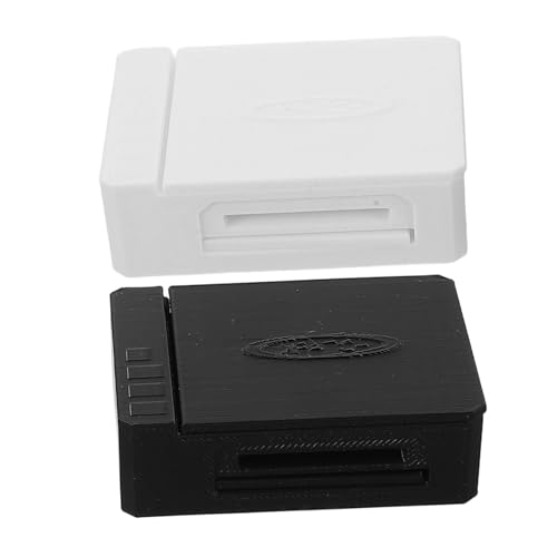 VANZACK 8 Stück Teiliges Miniatur Drucker für Puppenhaus Kleine Büroaccessoires Realistische Büroausstattung Weiße und Schwarze Modelle Vielseitig für Verschiedene Puppenhaus Szenarien von VANZACK