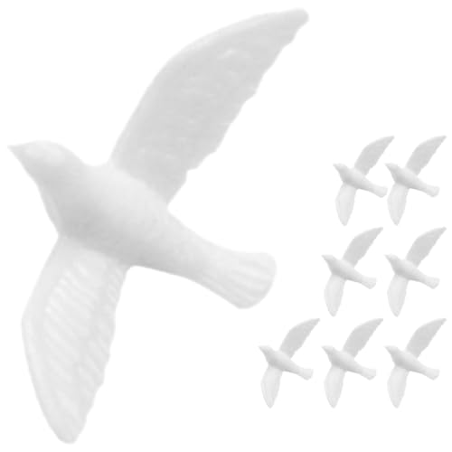 VANZACK 8 Stück Teiliges Miniatur Taubenmodell aus Sicherem Resin Realistische Puppenhaus Dekoration für Handliche Mini Vogel Figuren Kreativität und Feinmotorik VANZACK 8 Stück Teiliges Miniatur Taubenmodell aus Sicherem Resin Realistische Puppenhaus Dekoration für Handliche Mini Vogel Figuren Kreativität und Feinmotorik von VANZACK