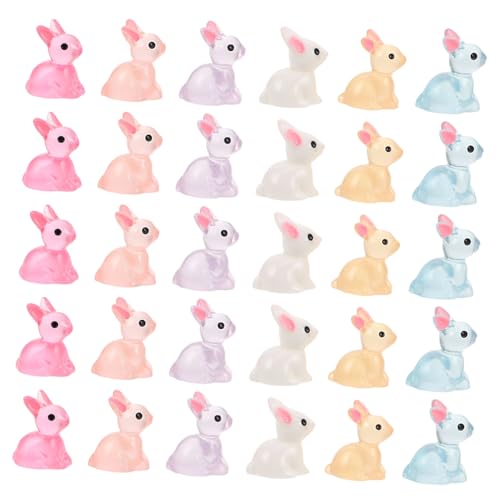 VANZACK 80pcs Mini -Harz -Kaninchen -Figuren Leuchtet Mini -Kaninchen Für Dunkle Feengartenzubehör Für Ostermini -Figuren Und Kaninchenharz -Ornamente VANZACK 80pcs Mini -Harz -Kaninchen -Figuren Leuchtet Mini -Kaninchen Für Dunkle Feengartenzubehör Für Ostermini -Figuren Und Kaninchenharz -Ornamente von VANZACK