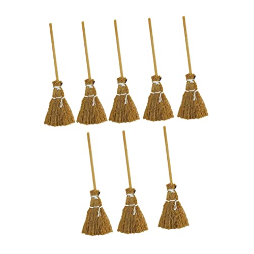 VANZACK 8 Stücke Mini Hand-Woven Besen Jungen Und Mädchen Besen Set Puppenhaus Dekorative Requisiten Für Maßstab 112 Spielhaus VANZACK 8 Stücke Mini Hand-Woven Besen Jungen Und Mädchen Besen Set Puppenhaus Dekorative Requisiten Für Maßstab 112 Spielhaus von VANZACK