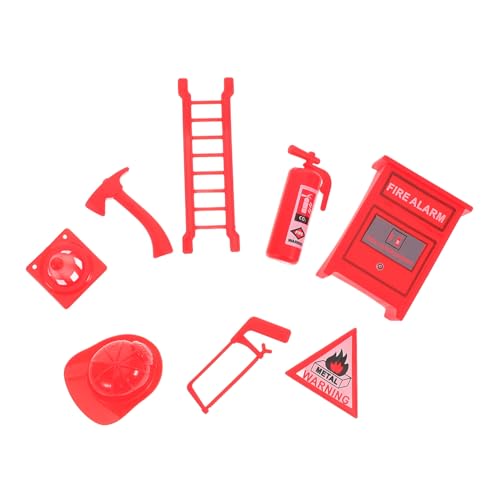 VANZACK 8Stücke Teiliges Feuerwehrmann Spielset Modell für Rollenspiele Sicheres und Kinderfreundliches Zubehör für Kreative Spielszenen VANZACK 8Stücke Teiliges Feuerwehrmann Spielset Modell für Rollenspiele Sicheres und Kinderfreundliches Zubehör für Kreative Spielszenen von VANZACK