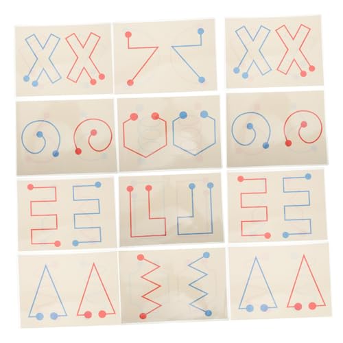 VANZACK 8Stücke Teiliges Lernspielset Linken Und Rechten Gehirnhälfte Hand Augen Koordination Montessori Für Kleinkinder Altersgerechtes Interhemisphärisches von VANZACK