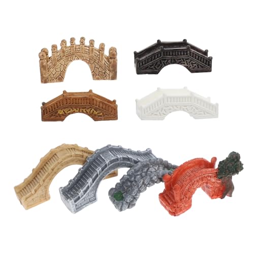 VANZACK 8pcs Gartenzubehör Dollhouse Bridge Miniatur Bridge Figuren Winzige Bogenbrücken Ornamente Für Bonsai Micro Landschaft Dekorationen VANZACK 8pcs Gartenzubehör Dollhouse Bridge Miniatur Bridge Figuren Winzige Bogenbrücken Ornamente Für Bonsai Micro Landschaft Dekorationen von VANZACK
