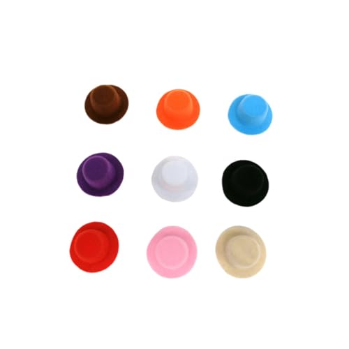 VANZACK 9Stücke Mini Hüte Bunten Farben Kleiner Kopfschmuck Für Puppen DIY Zubehör Für Puppenhäuser Feste Und Kreative Bastelprojekte Gemischte Farben VANZACK 9Stücke Mini Hüte Bunten Farben Kleiner Kopfschmuck Für Puppen DIY Zubehör Für Puppenhäuser Feste Und Kreative Bastelprojekte Gemischte Farben von VANZACK