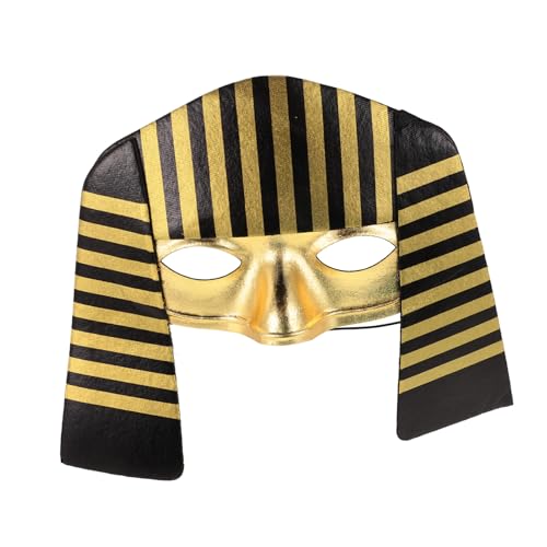 VANZACK Ägyptische Maske Kinderkostüm Wiederverwendbare Party Maske Leicht Atmungsaktiv Für Halloween Bühnenauftritte Und Themenpartys von VANZACK