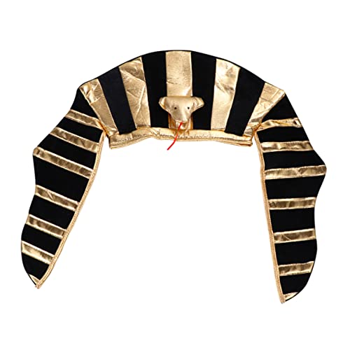 VANZACK Ägyptischer Hut Goldfarbenes Kostüm Accessoire Verstellbar Unisex für Halloween Cosplay Party Festliche Kopfbedeckung VANZACK Ägyptischer Hut Goldfarbenes Kostüm Accessoire Verstellbar Unisex für Halloween Cosplay Party Festliche Kopfbedeckung von VANZACK