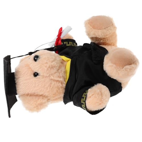 VANZACK Abschluss Bär Plüschfigur mit Doktorhut Kuscheltier für Schulabschlussfeiern Dekoratives für Absolventen Hochwertige und Langlebige Stofftierpuppe VANZACK Abschluss Bär Plüschfigur mit Doktorhut Kuscheltier für Schulabschlussfeiern Dekoratives für Absolventen Hochwertige und Langlebige Stofftierpuppe von VANZACK
