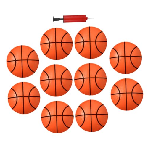 VANZACK Aufblasbare Kleine PVC basketbälle Leichte Spielzeugbälle Strapazierfähige Kunststoffbälle für Jungen Mädchen Indoor Outdoor Zufällige Farbe Zufällige Farbe von VANZACK