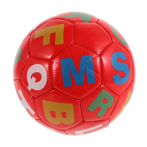 VANZACK Aufblasbarer Fußball Für Junge Mädchen Und Kleinkinder Farbenfrohes Alphabet Design Für Drinnen Lernspielzeug Für Kleine Fußball Partygeschenk von VANZACK