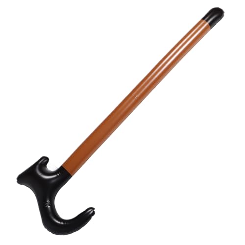VANZACK Aufblasbarer Gehstock Old Man Kostüm Zubehör Leicht Tragbar Realistisches Requisit Für Karneval Halloween Schulfeier Bühne VANZACK Aufblasbarer Gehstock Old Man Kostüm Zubehör Leicht Tragbar Realistisches Requisit Für Karneval Halloween Schulfeier Bühne von VANZACK