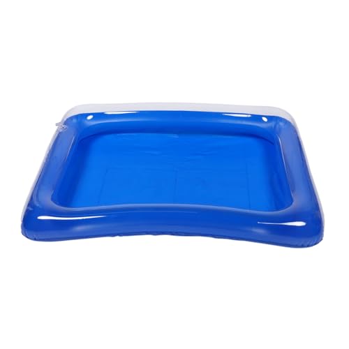 VANZACK Aufblasbarer Sandkasten für Blaues Sandspielzeug für Drinnen und Draußen Leicht zu Reinigen für Strand und Tischspiele Macht und Unkompliziert von VANZACK