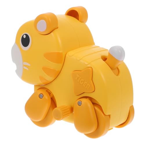 VANZACK Aufziehbares Tierspielzeug Lustiges Tiger Modell Mit Federmechanismus Lernspielzeug Für Fördert Die Motorik Und Kreativität Kleinkinder von VANZACK