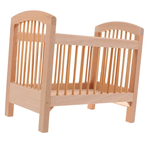 VANZACK Babybett Aus Puppenhaus Zubehör Für Realistisches Mini Hauszubehör Für Modellbau VANZACK Babybett Aus Puppenhaus Zubehör Für Realistisches Mini Hauszubehör Für Modellbau von VANZACK