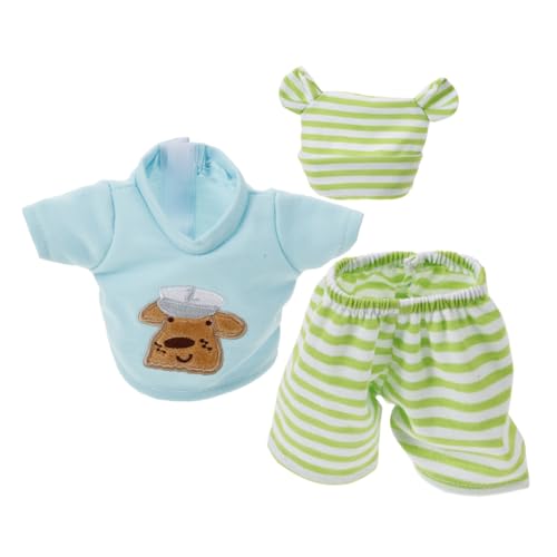 VANZACK Babypuppen Kleidung Set Puppenhaus Zubehör Für Neugeborene Pyjamas Für Reborn Puppen Plüschpuppenkleidung von VANZACK