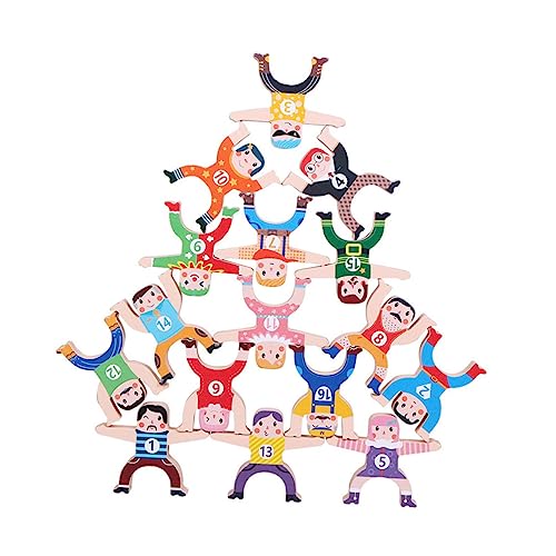 VANZACK Balancespiel Holzbausteine Buntes Pädagogisches Stapelspielzeug für Kreative Jungen und Mädchen Fördert Gleichgewicht Farbenkenntnis und Fantasieentwicklung VANZACK Balancespiel Holzbausteine Buntes Pädagogisches Stapelspielzeug für Kreative Jungen und Mädchen Fördert Gleichgewicht Farbenkenntnis und Fantasieentwicklung von VANZACK