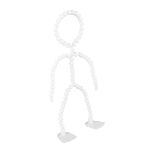 VANZACK Beweglicher Puppenskelett Rahmen aus Kunststoff mit Gelenken Flexibler Doll Making Kit für DIY Puppenbau Geeignet für Sammler und Bastelprojekte von VANZACK