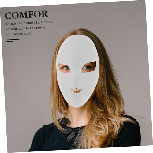 VANZACK Blanko Weiße Fuchsmaske aus Stabilem Kunststoff Dicke DIY Maske zum Bemalen Vielseitig für Halloween Cosplay Maskenball und Kostümparty Geeignet mit Großen Augen und Atmungsaktiven VANZACK Blanko Weiße Fuchsmaske aus Stabilem Kunststoff Dicke DIY Maske zum Bemalen Vielseitig für Halloween Cosplay Maskenball und Kostümparty Geeignet mit Großen Augen und Atmungsaktiven von VANZACK