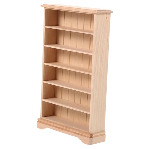 VANZACK Bücherregal Modell Für Puppenhaus Schrankornament DIY Unbemalt Für Hausgarderobe Puppenhaus Dekoration Und Zubehör VANZACK Bücherregal Modell Für Puppenhaus Schrankornament DIY Unbemalt Für Hausgarderobe Puppenhaus Dekoration Und Zubehör von VANZACK