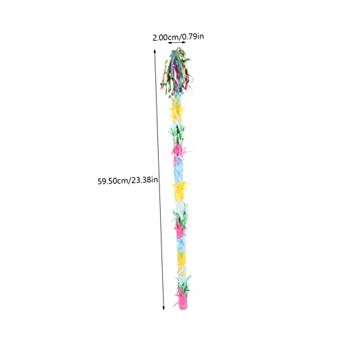 VANZACK Bunte Pinata aus PVC Leicht und Robust Komfortabel Gehalten für Kindergeburtstag Festival und Partydeko Sichere Spielstäbe für Fröhliche Pinata Spiele bei Feierlichkeiten von VANZACK