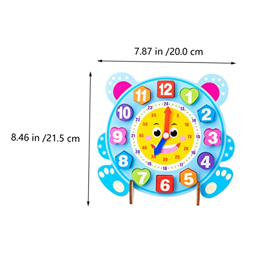 VANZACK Buntes Lernuhr Holzspielzeug mit Drehbaren Zeigern Geformte Zahlenbausteine Pädagogisches Lernspielzeug für Uhrzeit Lernen und Frühe Zahlenkenntnis VANZACK Buntes Lernuhr Holzspielzeug mit Drehbaren Zeigern Geformte Zahlenbausteine Pädagogisches Lernspielzeug für Uhrzeit Lernen und Frühe Zahlenkenntnis von VANZACK