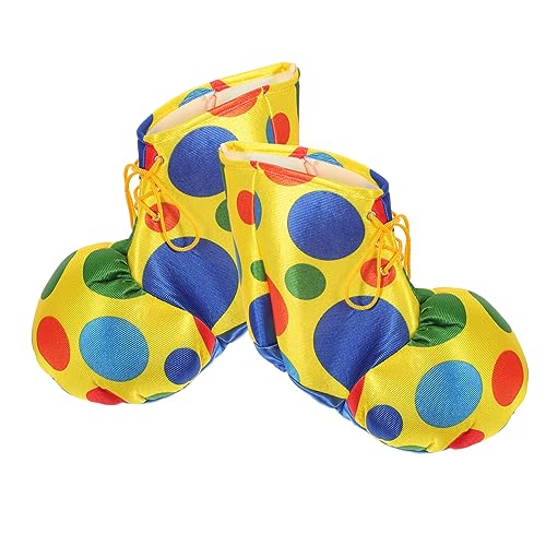 VANZACK Clown Schuhe für Erwachsene Bunte Bequeme Cosplay Requisiten für Halloween und Karneval Leicht und Strapazierfähig für Clown Darbietungen und Kostümpartys VANZACK Clown Schuhe für Erwachsene Bunte Bequeme Cosplay Requisiten für Halloween und Karneval Leicht und Strapazierfähig für Clown Darbietungen und Kostümpartys von VANZACK