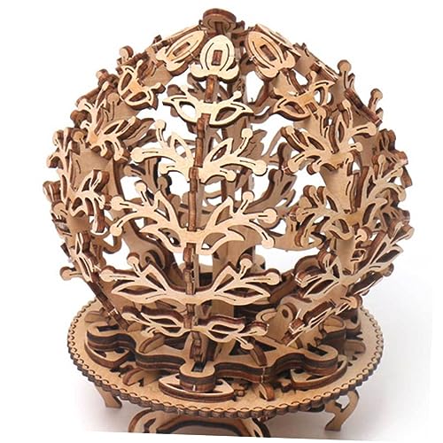 VANZACK DIY Holzpuzzle Blumen Ballett Tänzerin Modellbau zum Zusammenbauen Dekoratives Holzspielzeug für Erwachsene Mechanisches Desktop Ornament für Wohnzimmer und Büro VANZACK DIY Holzpuzzle Blumen Ballett Tänzerin Modellbau zum Zusammenbauen Dekoratives Holzspielzeug für Erwachsene Mechanisches Desktop Ornament für Wohnzimmer und Büro von VANZACK