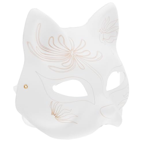VANZACK DIY Katzenmaske aus Papier zum Bemalen Leichte Komfortable Maske für Erwachsene Unbemalt zum Kreativen Gestalten für Karneval Maskerade Kostümparty Katzengeburtstag VANZACK DIY Katzenmaske aus Papier zum Bemalen Leichte Komfortable Maske für Erwachsene Unbemalt zum Kreativen Gestalten für Karneval Maskerade Kostümparty Katzengeburtstag von VANZACK