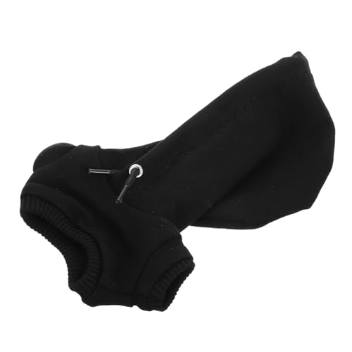 VANZACK Dekorativer Puppen Kapuzenpullover Süßer Hoodie Für Puppen Schwarzer Kapuzenpullover Puppenbekleidung Niedliches Outfit Für Puppen Puppenzubehör von VANZACK